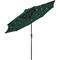 9ft. Solar Lighted Outdoor Patio Market Umbrella